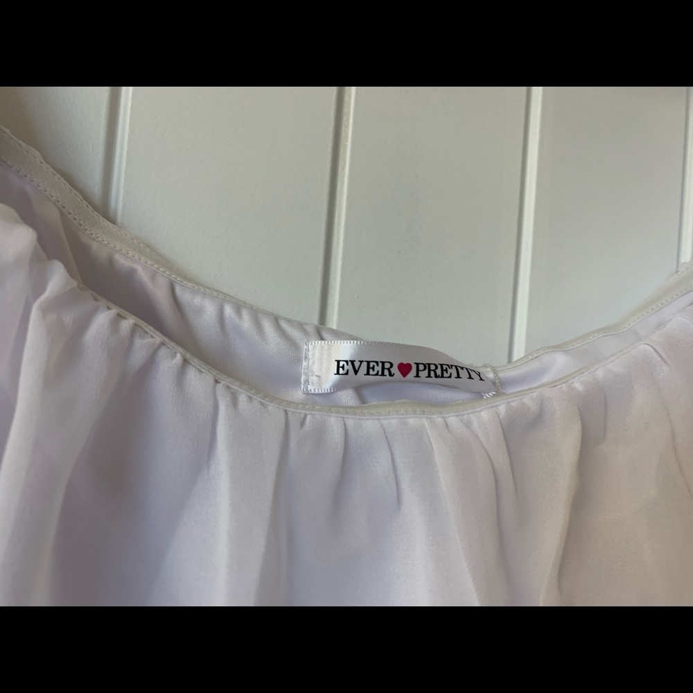 Ever-Pretty - Off the Shoulder Bridesmaid Dress with Thigh Split - Picture 8 of 10